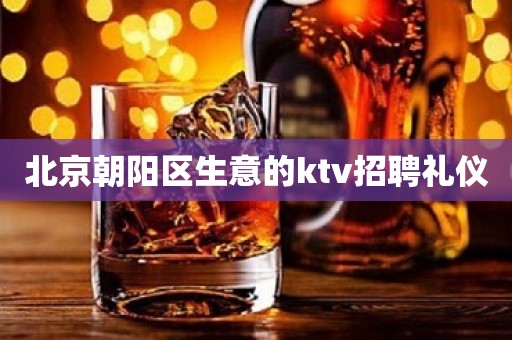 北京朝阳区生意的ktv招聘礼仪